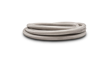 Vibrant SS Braided Flex Hose -10 AN 0.56in ID (50 foot roll) | 11949