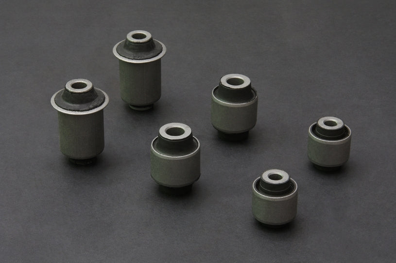 Hardened Rubber Rear Lower Arm Bushings - 6 pcs/set