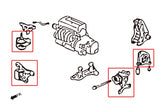 Hardened Rubber Engine Mount Set - 4 pcs/set (Manual Transmission - RACE version)