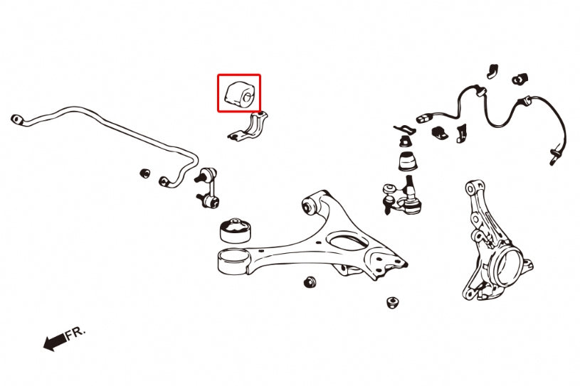 Front Stabilizer Bushing - 2pcs/set 28mm