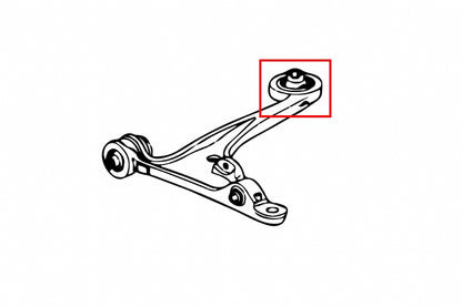 Hardened Rubber Front Lower Arm Bushing Pair - 2 pcs/set