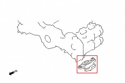 Hardened Rubber Engine Mounts - 2 pcs