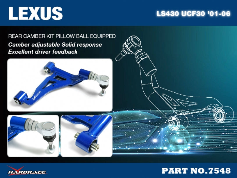 Pillow Ball Adjustable Rear Camber Upper Arm - 2 pcs/set