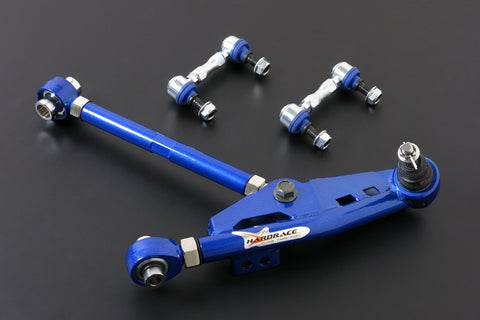 Camber Adjustable Pillow Ball Front Lower Control Arms with Stabilizer Links - 6 pcs/set