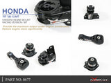 Hardened Rubber Motor Mounts - 3 pcs/set (Manual Transmission Only, Race Mounts)