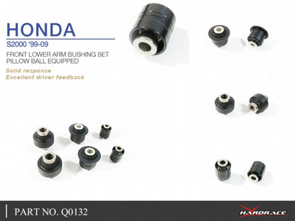 Pillow Ball Front Lower Arm Bushing Set - 6 pcs/set