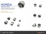 Hardened Rubber Front Lower Arm Bushing Complete Set - 6 pcs/set