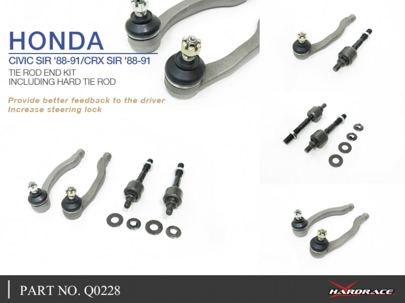 OE Style Tie Rod Set - 4 pcs/set