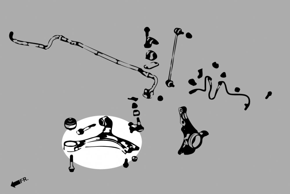 Pillow Ball Front Lower Arms - 2pcs/set